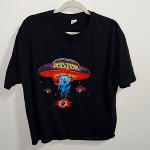 Boston Black Graphic T-Shirt